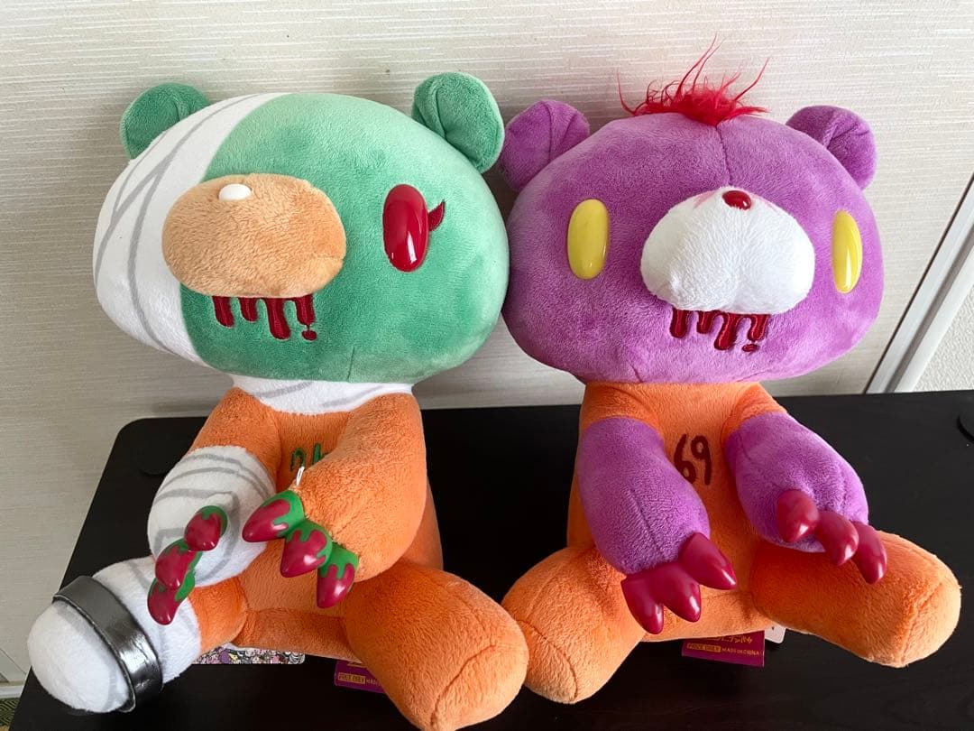 チャックスGP グルーミー ナンバカ ぬいぐるみ(4体セット)