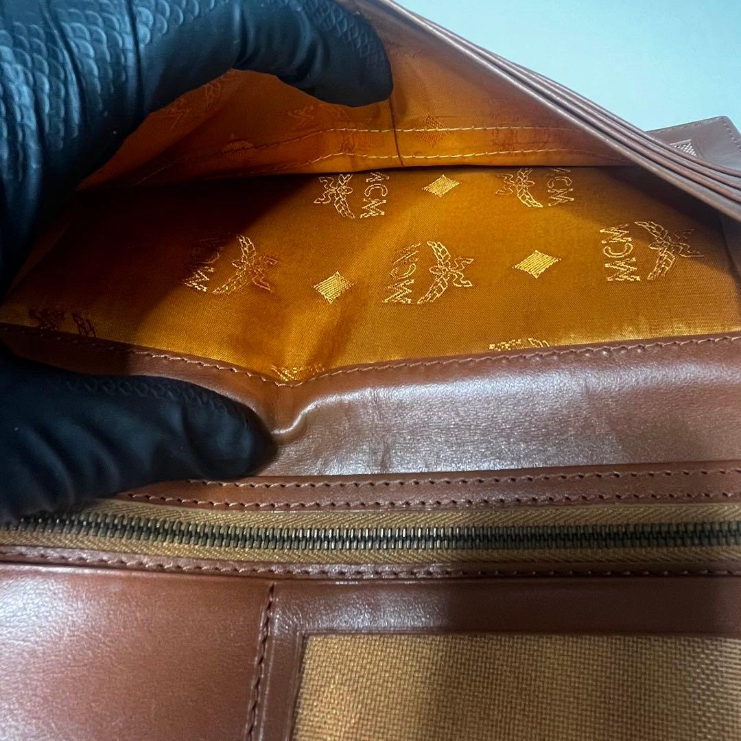 MCM ハンドバッグ ミニボストン ヴィセトス ブラウン 長財布セット