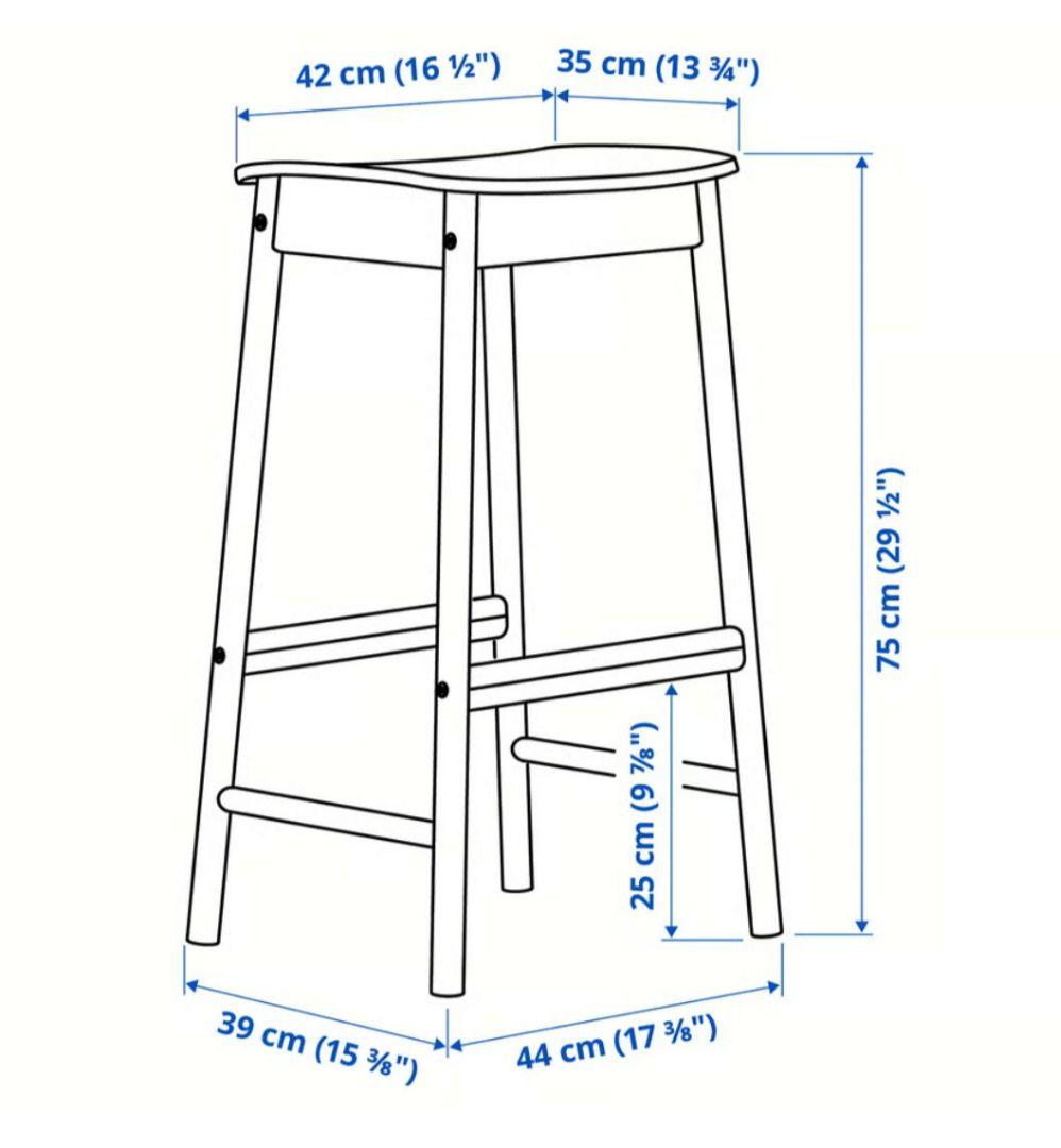 【美品】IKEA RÖNNINGE ローニンゲ バースツール ハイスツール 北欧