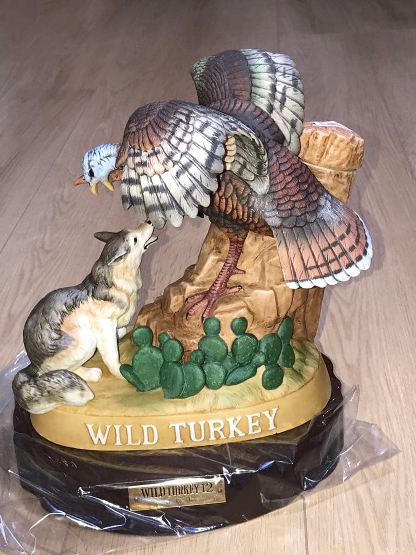 ワイルドターキー12年セラミック陶器ボトル希少激レア新品未開封バーボン