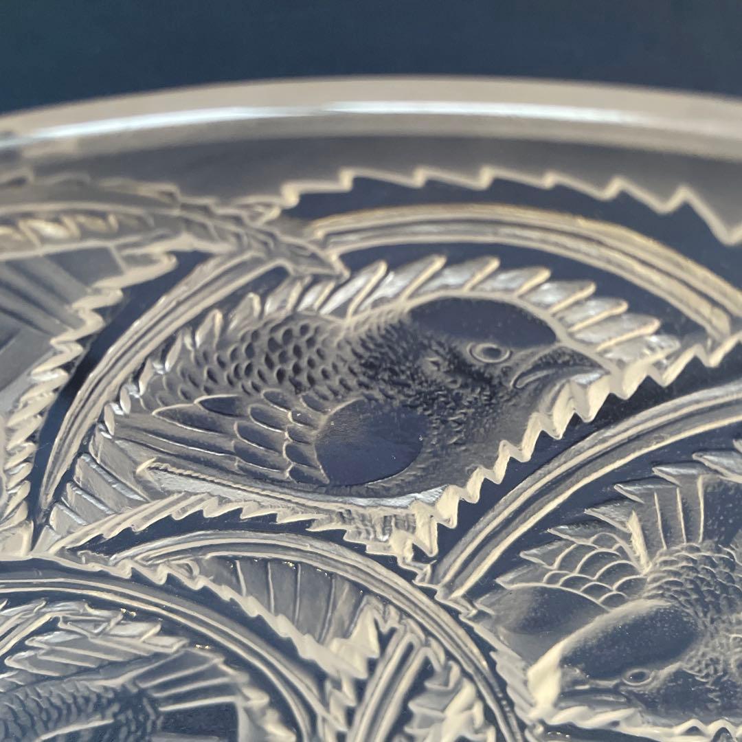 ルネ・ラリック R.LALIQUE PINSONS ボウル雀文鉢直径23.5cm