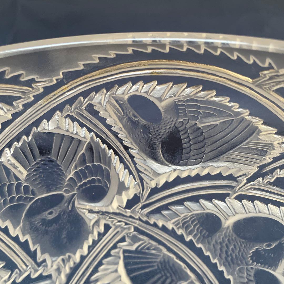 ルネ・ラリック R.LALIQUE PINSONS ボウル雀文鉢直径23.5cm