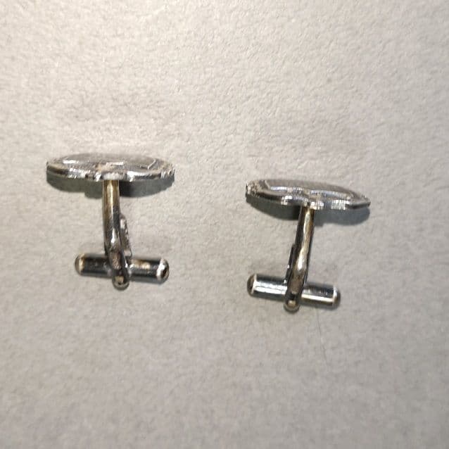 【ゴルフ　非売品　宮勝商店 】『鷹之台カンツリー倶楽部』　シルバー　カフス