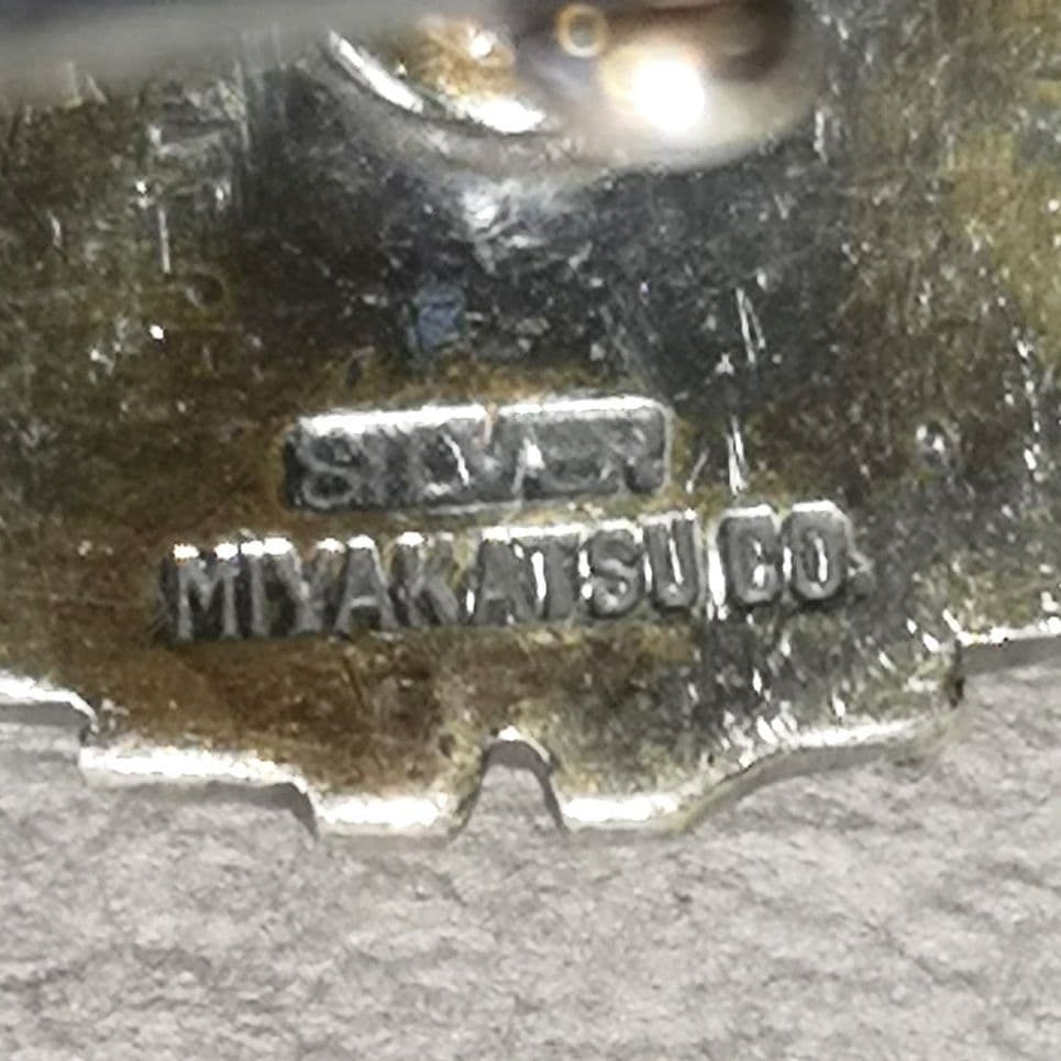 【ゴルフ　非売品　宮勝商店 】『鷹之台カンツリー倶楽部』　シルバー　カフス