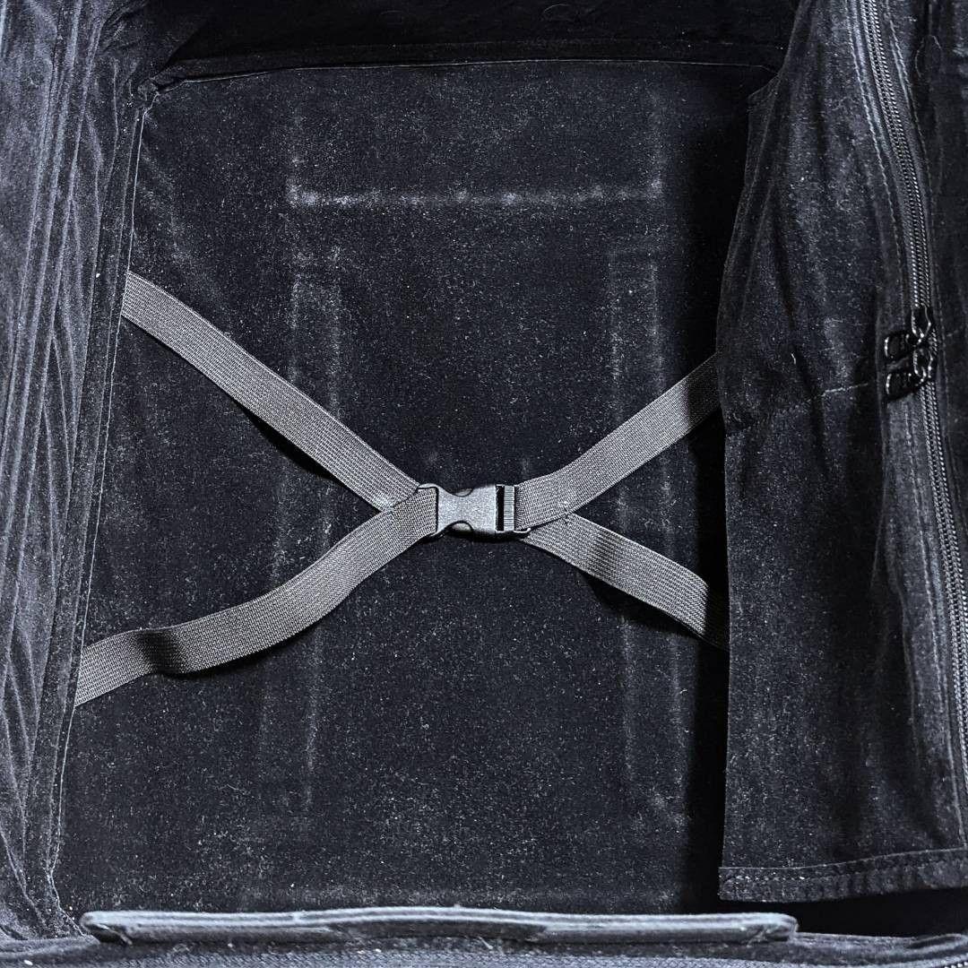 JRA認定・希少】オーストリッチ キャリーケース 高級レザー 黒 ビジネス