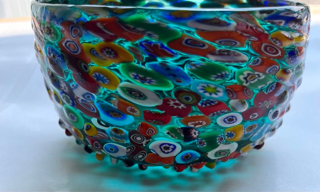 ムラーノミルフィオリベネチアンガラス