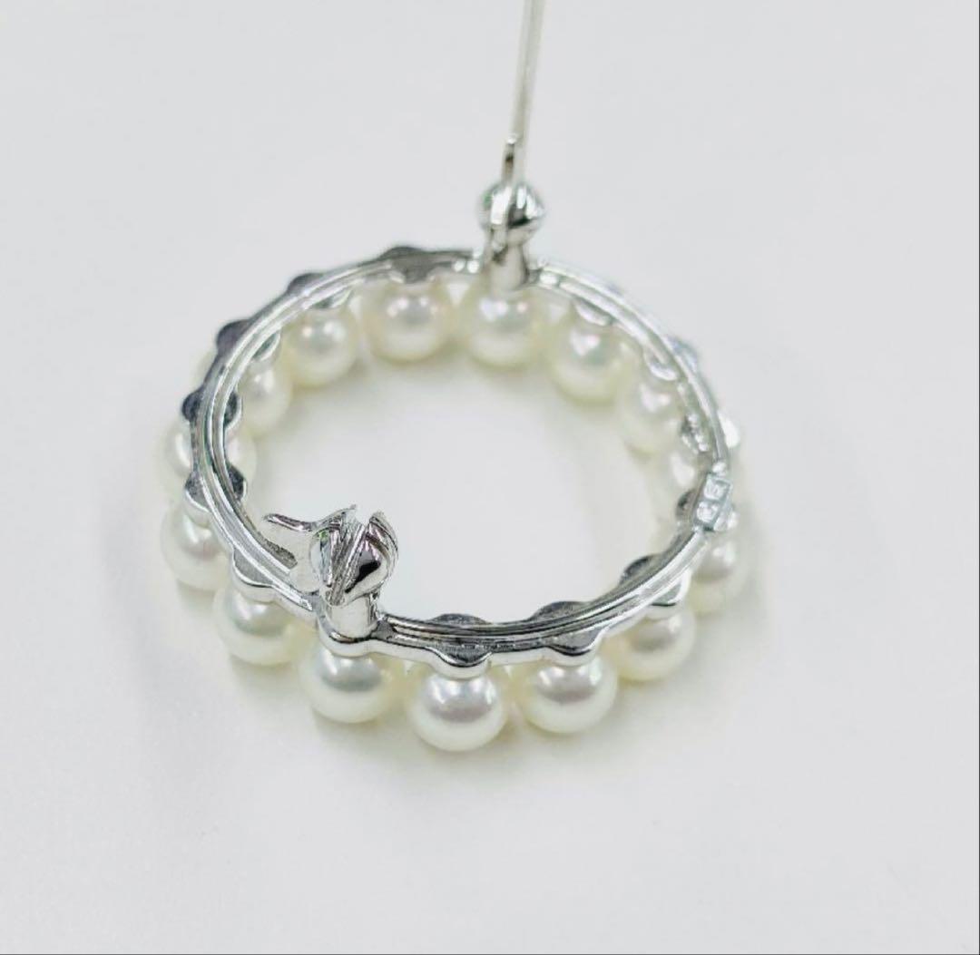 ミキモト 4.4mm サークル ベビーパール ブローチ 付属品セット