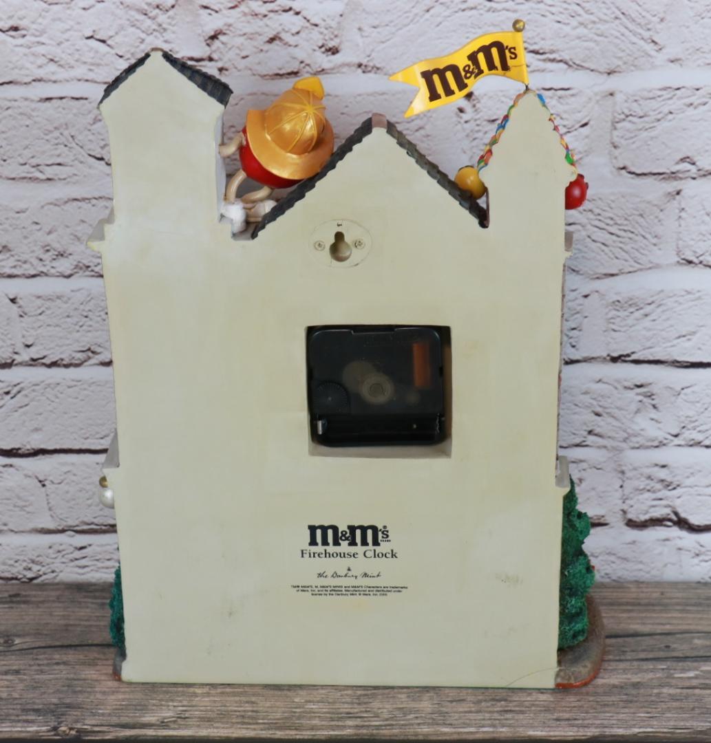 M&Ms ダンベリーミント　消防署　コレクターズウォールクロック　２００５年製