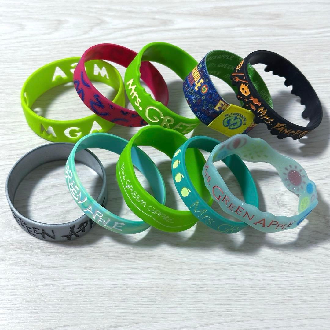 Mrs.GREEN APPLE ラバーバンド 10個 ラババン フェーズ1 Mrs. GREEN