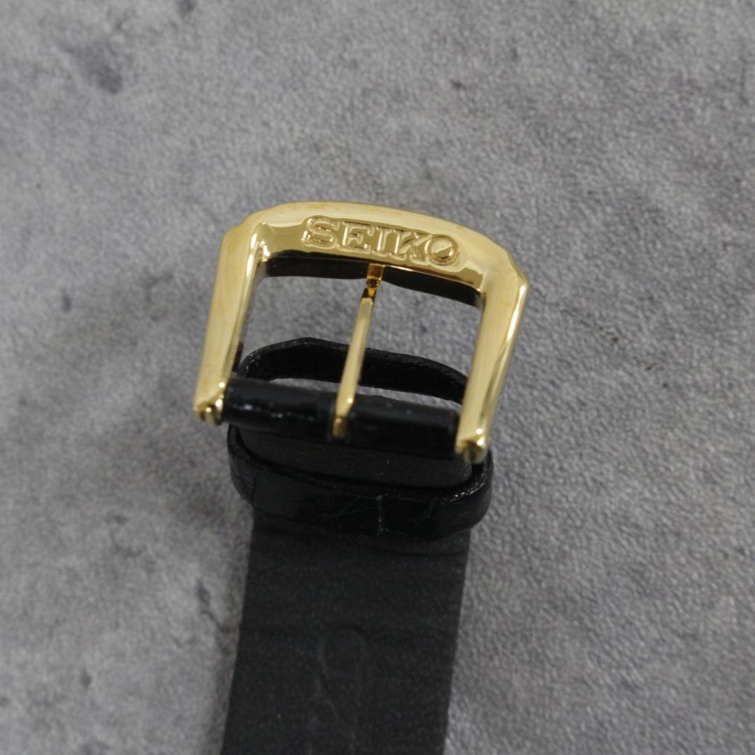 ▲SEIKOセイコー ドルチェ ゴールド レクタンギュラー 5E31-5A10