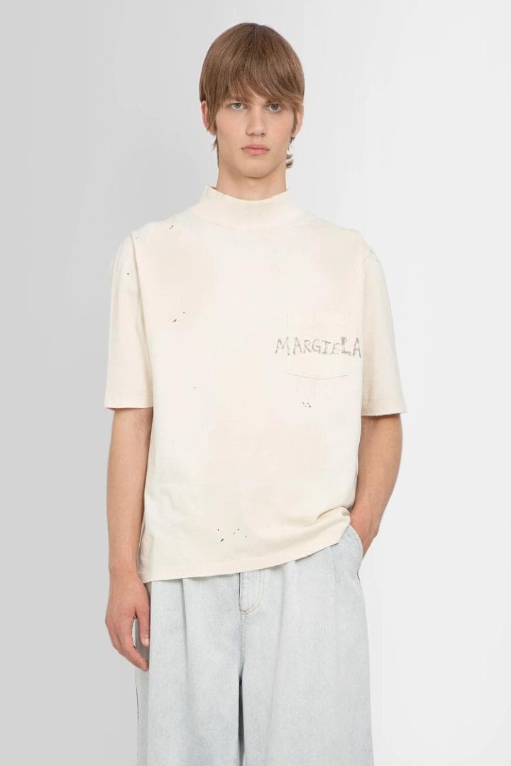 24SS【新品】MAISON MARGIELA ハイネック ロゴTシャツ M