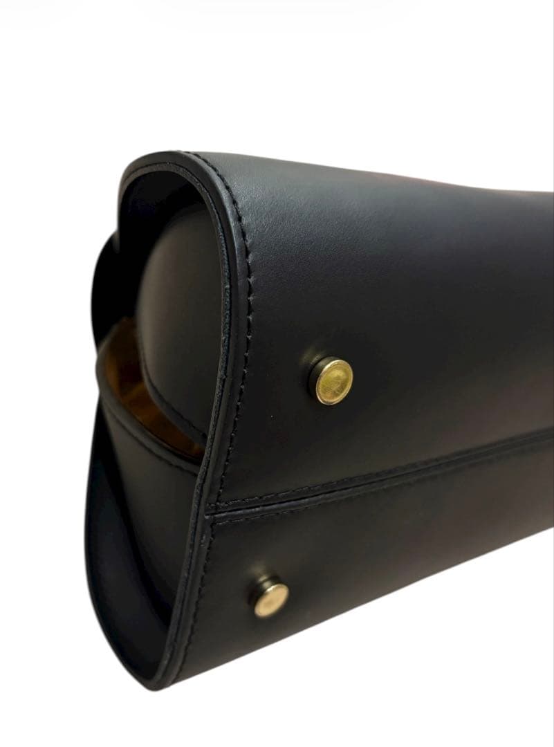 希少　AULENTTI オウレンティ バンブーハンドル レザー 2way 黒