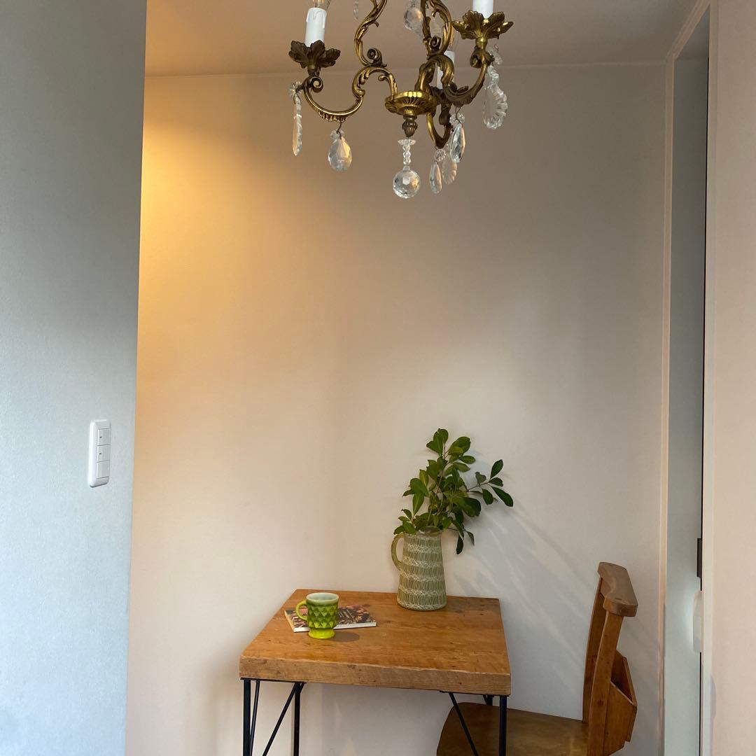 ‼️更に値下‼️お早めに★アンティーク古材テーブルアイアン脚カフェテーブル