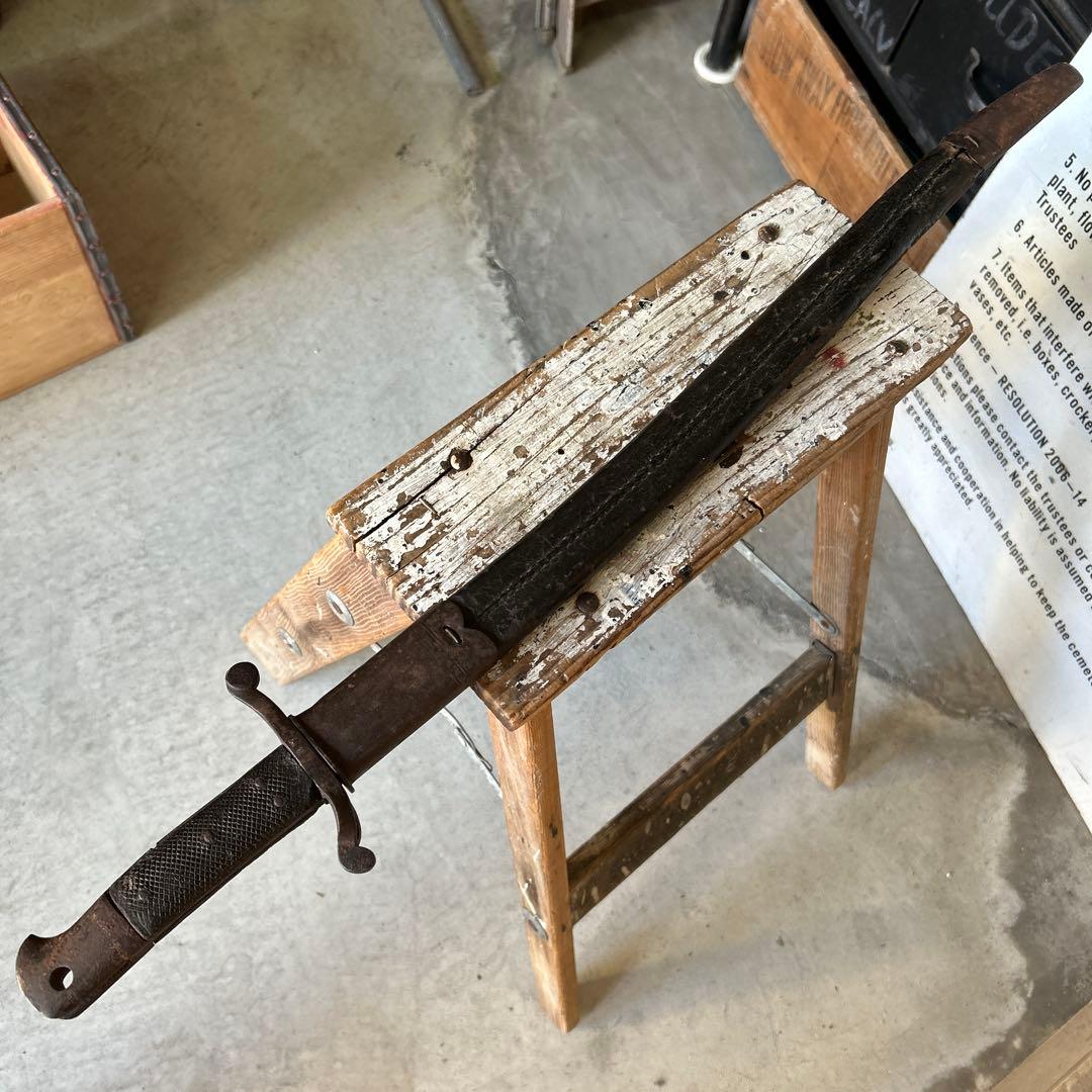 観賞用】古道具 模造刀 骨董品 日本軍 装品 インダストリアル アンティーク