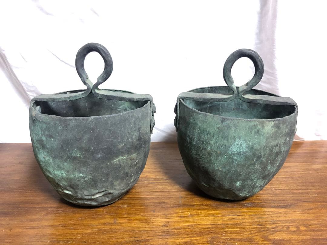 釣瓶/2個セット/アンティーク 緑錆 - メルカリ