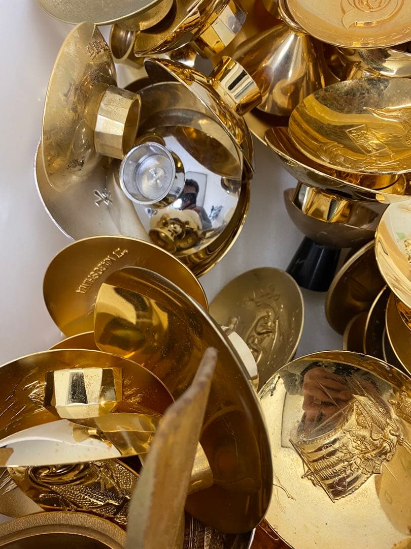 3-3182 K24GP他・金盃等まとめ　約7.5kg