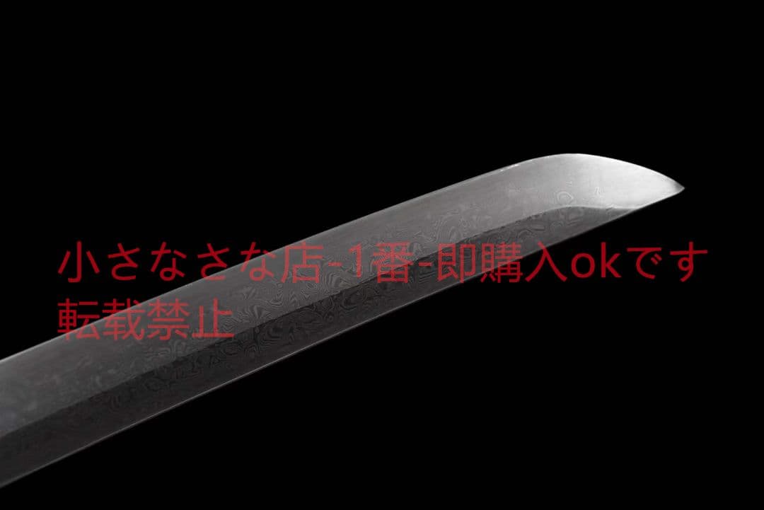 銅装模様鋼四葉草紋侍刀【金蛇妖刀】武具　刀装具　日本刀　模造刀 居合刀