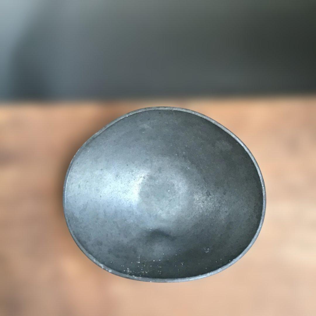 古金属製椀　錫製