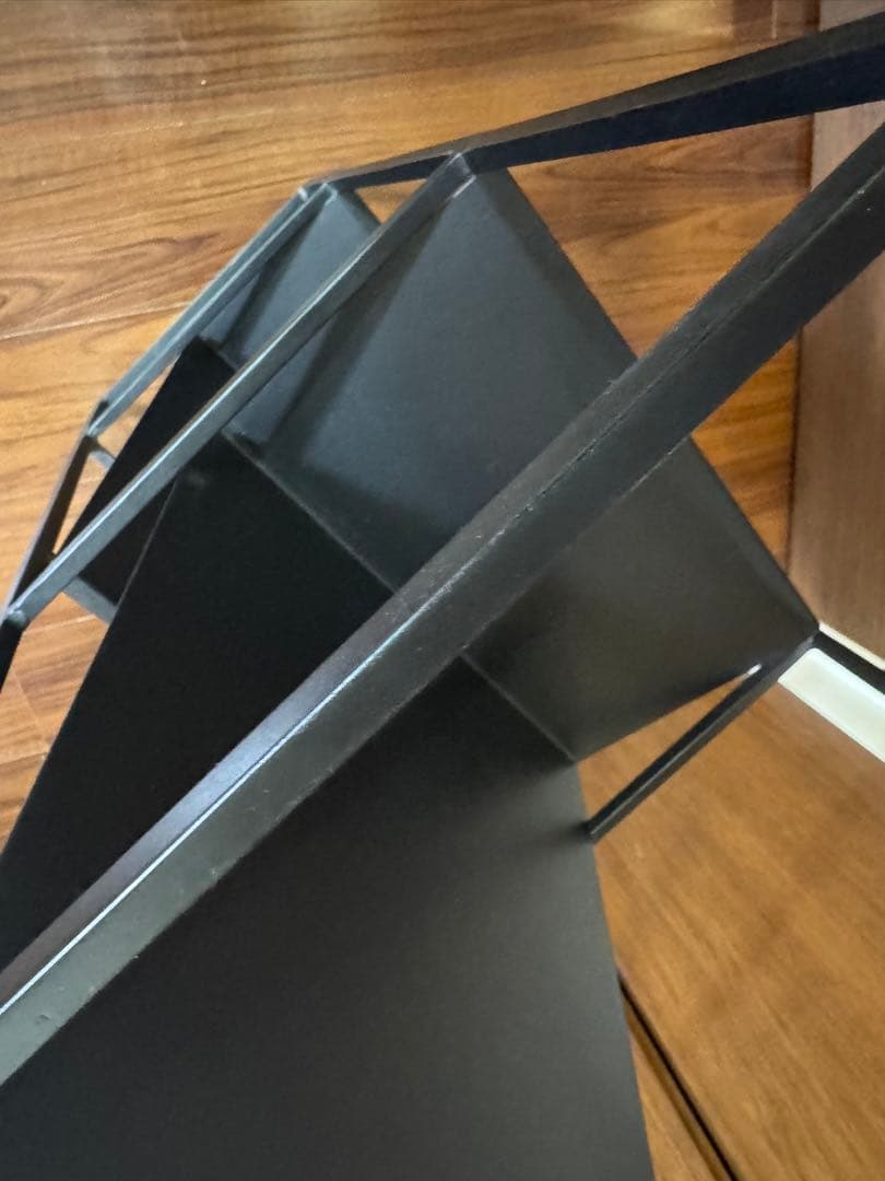 ライフファニチャー SLアイアン マガジンラック 黒