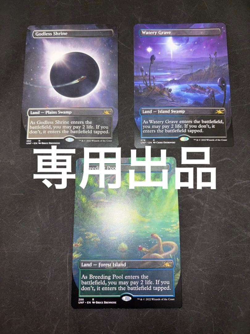 MTG 神無き祭殿、湿った墓、繁殖池セット MTG 神無き祭殿、湿った墓、繁殖池セット MTG 神無き祭殿、湿った