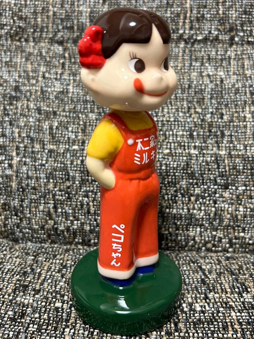 1959年頃のペコちゃん人形モチーフ】陶器製首ふりペコちゃん人形