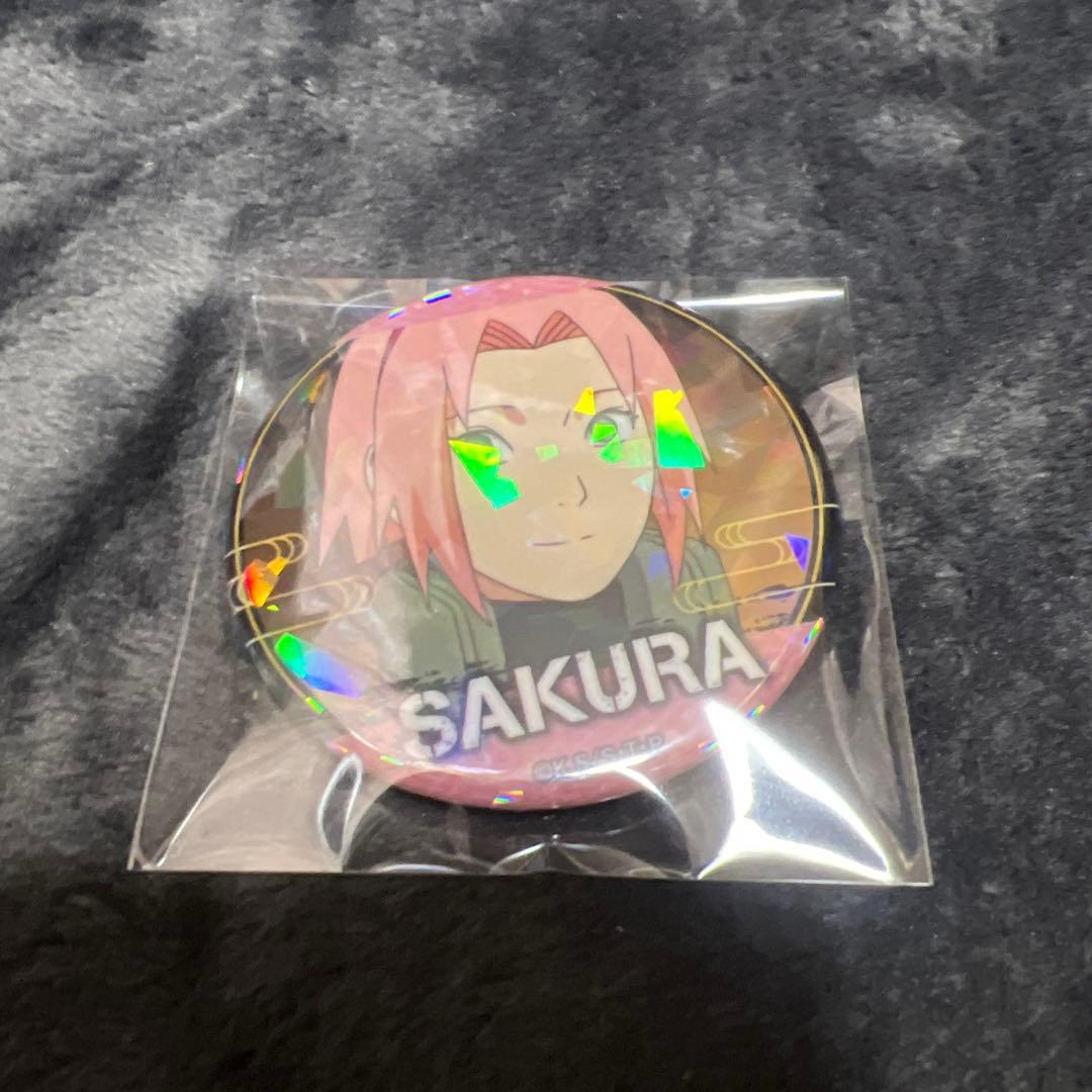 NARUTO ナルトThe AkiBa 限定 ホログラム 缶バッジ サクラ - メルカリ