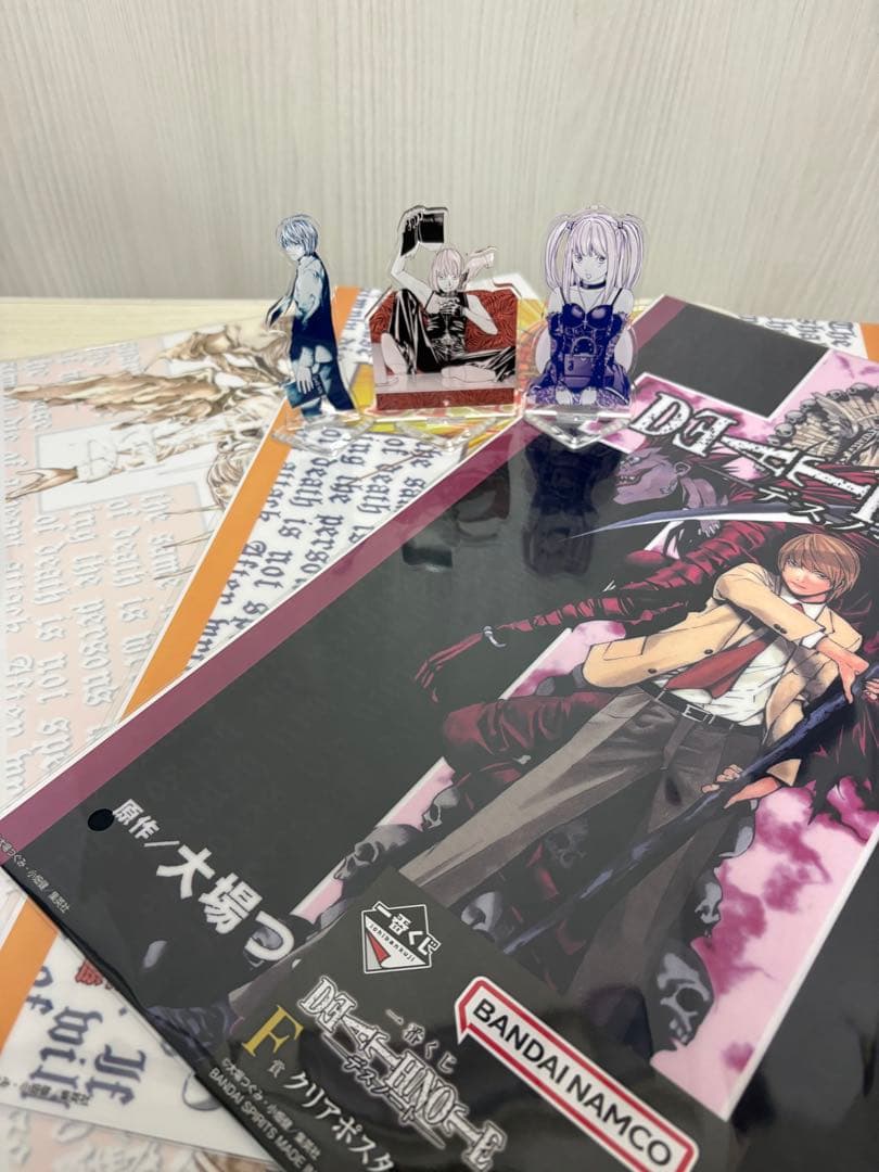 一番くじ デスノート クリアポスター アクリルスタンド 6点セット