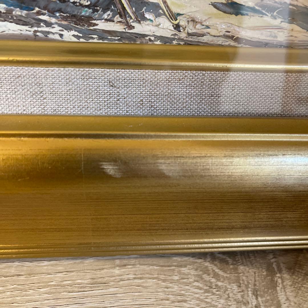 絵画　油絵　油彩　Wells　風景画　景色　海辺の町　地中海