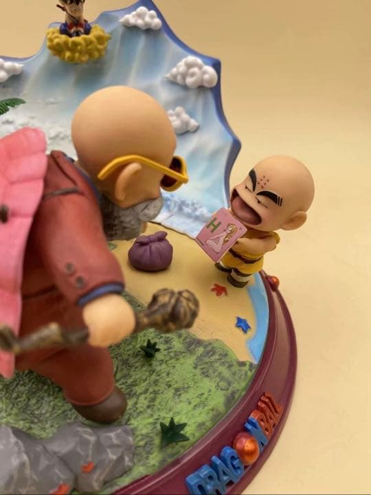 《超激レア》ドラゴンボール　無印　亀仙人　クリリン　悟空　名シーン　フィギュア