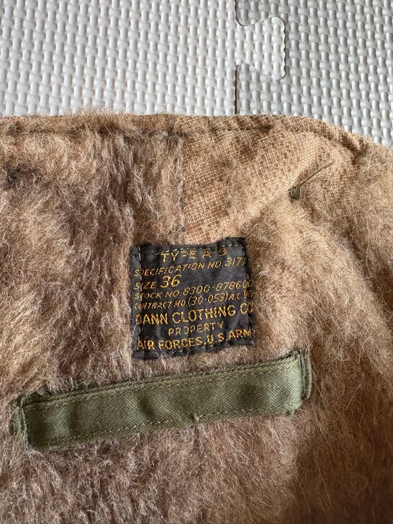 ww2 USAAF A-9 フライトパンツ　実物　40s アルパカボアライナー