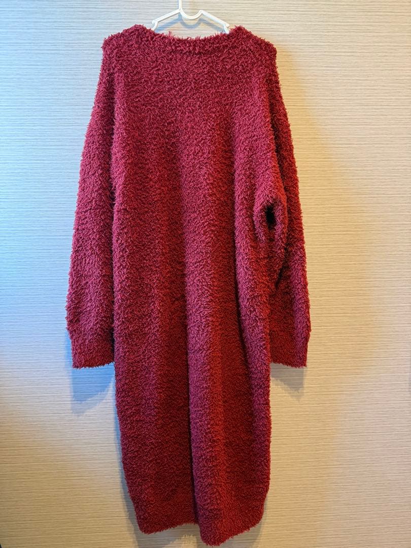 スヌーピー フリース風ルームウェア バーガンディ