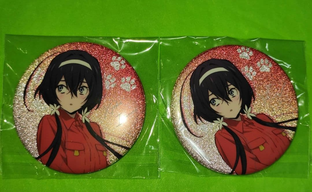 文豪ストレイドッグス 泉鏡花 グリッター缶バッジ 東武動物公園 2点