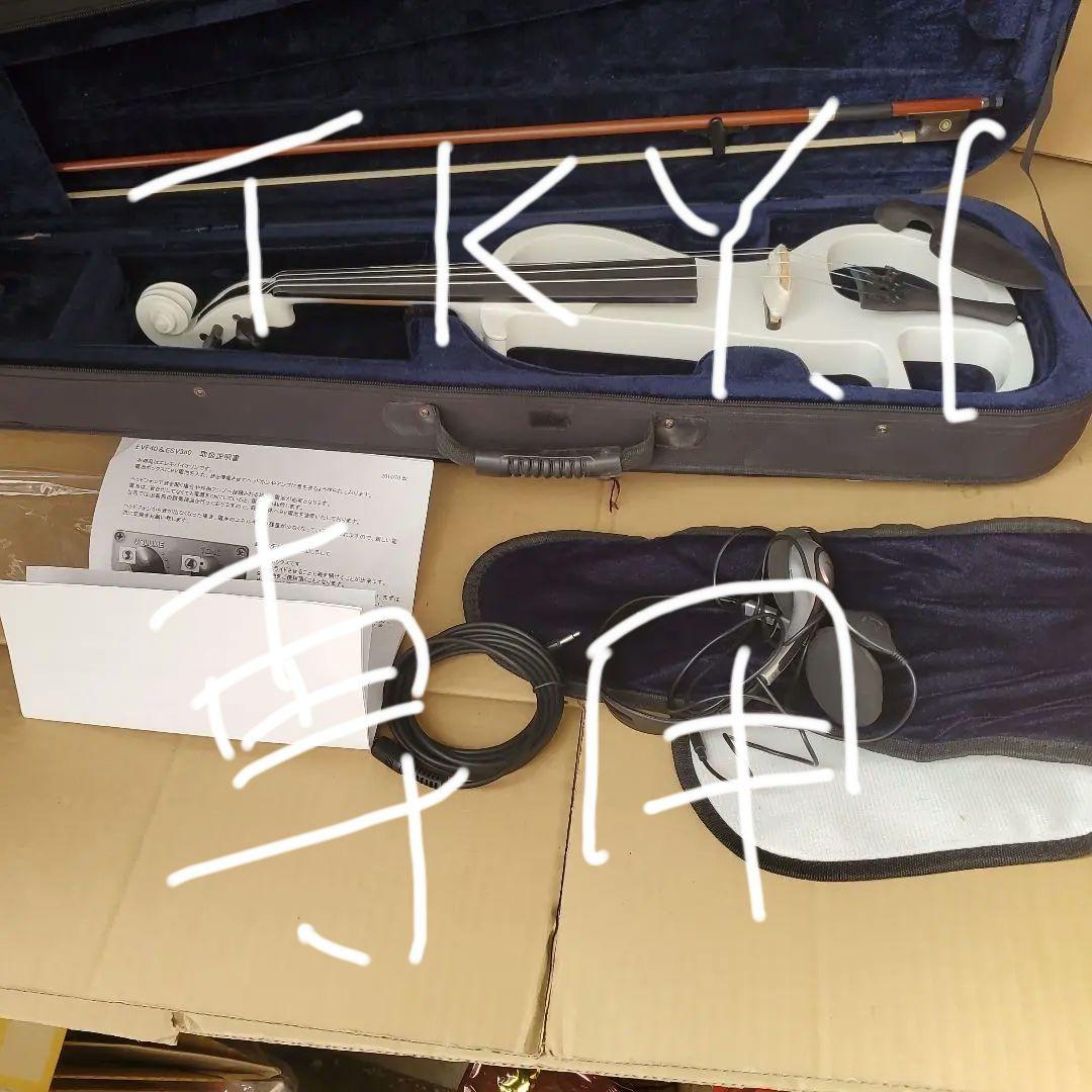 エレクトリックバイオリン ホワイト