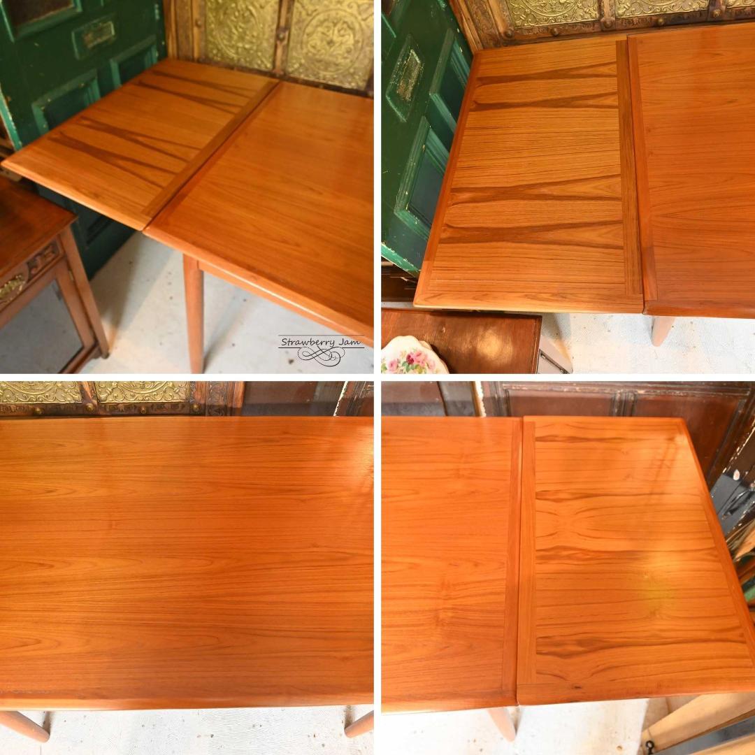 S*y様 L3705-31 北欧ヴィンテージ ダイニングテーブル ドローリーフテ