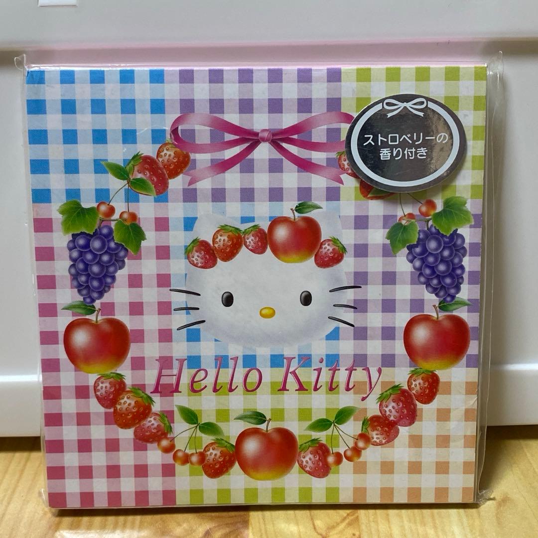 平成レトロ ハローキティ フルーツメモ帳 - メルカリ