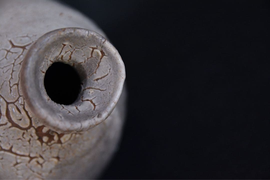 みつるつる様○【中川自然坊】絵唐津徳利