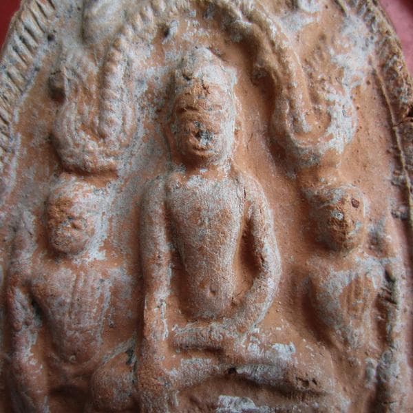 8～12世紀 大型 タイ ハリプンチャイ陶製磚仏の通販はau PAY