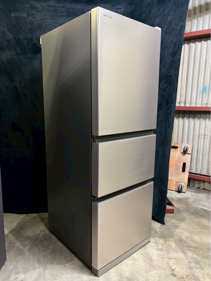 【美品】HITACHI 冷蔵庫 R-27RV 2021年製 265L 3ドア