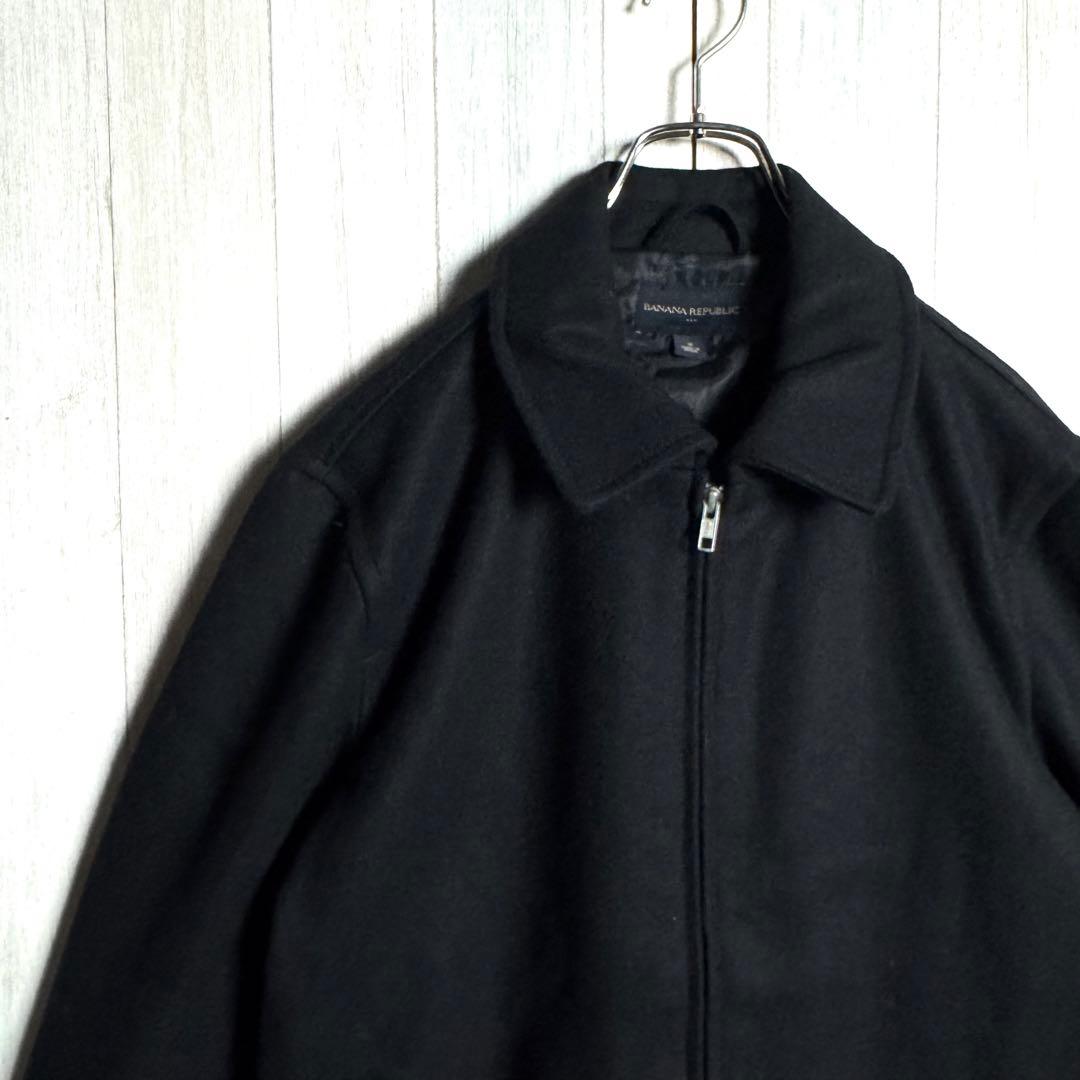 3439【未使用級・極美品】バナナリパブリック メルトン ドリズラー