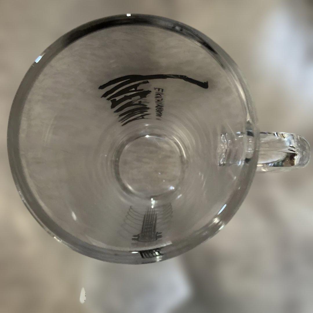 矢沢永吉　ビールジョッキ　ビワベース　フデ1 ロゴ3