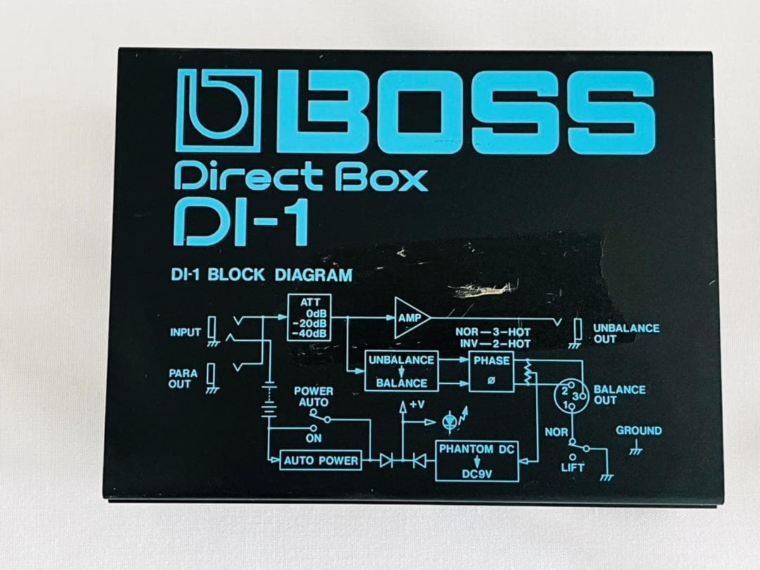 □BOSS DI-1 ダイレクトボックス Direct Box 箱・取説付