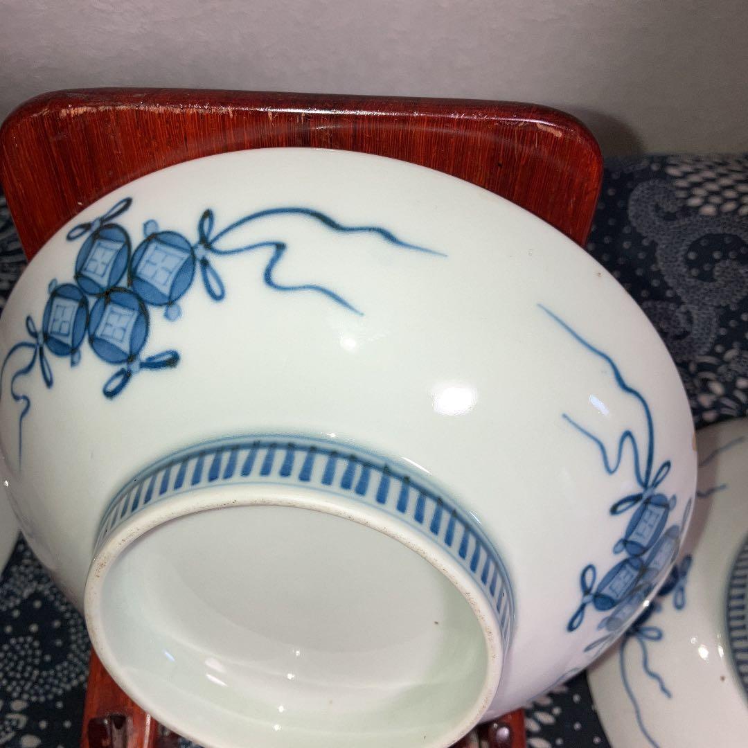 鍋島皿五点 古美術