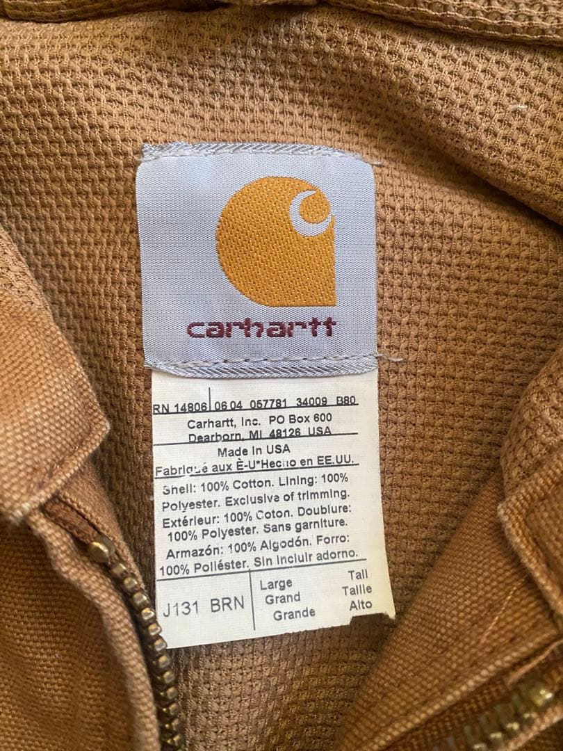 90s 美品 carhartt カーハート アクティブジャケット USA製 L