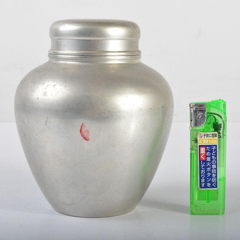 煎茶道具　英祥堂造　古錫　茶壷　茶心壷　約620g　F　R4416