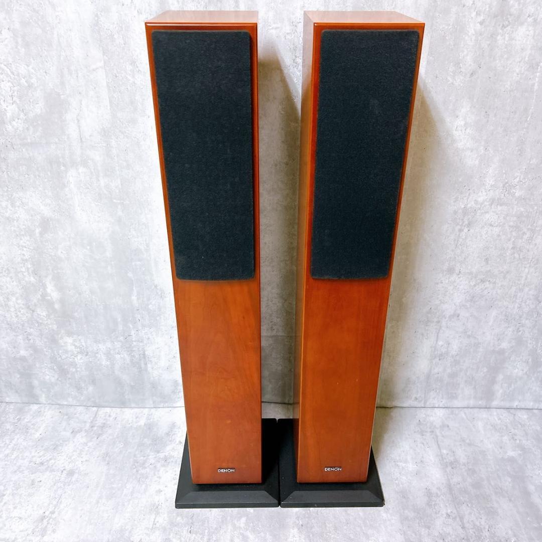 DENON デノン SC-T33SG トールボーイ スピーカー ペア 木目