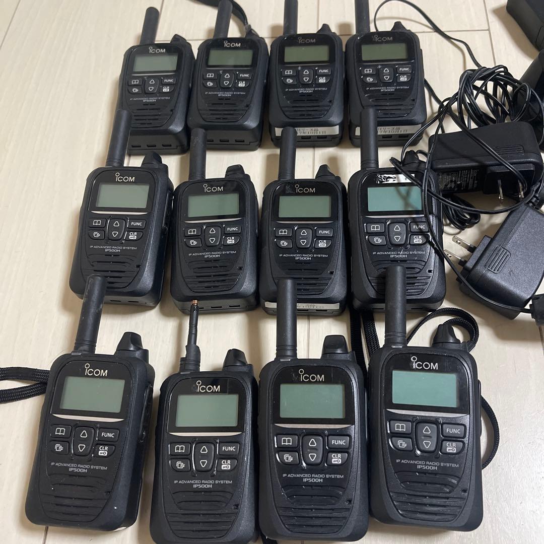 美品)ICOM アイコム IP500H 12台 6台充電器セット - メルカリ