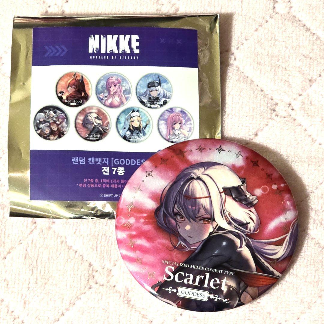 勝利の女神 NIKKE 紅蓮 黒紅蓮 韓国限定 ゴッデス缶バッジBOX - メルカリ