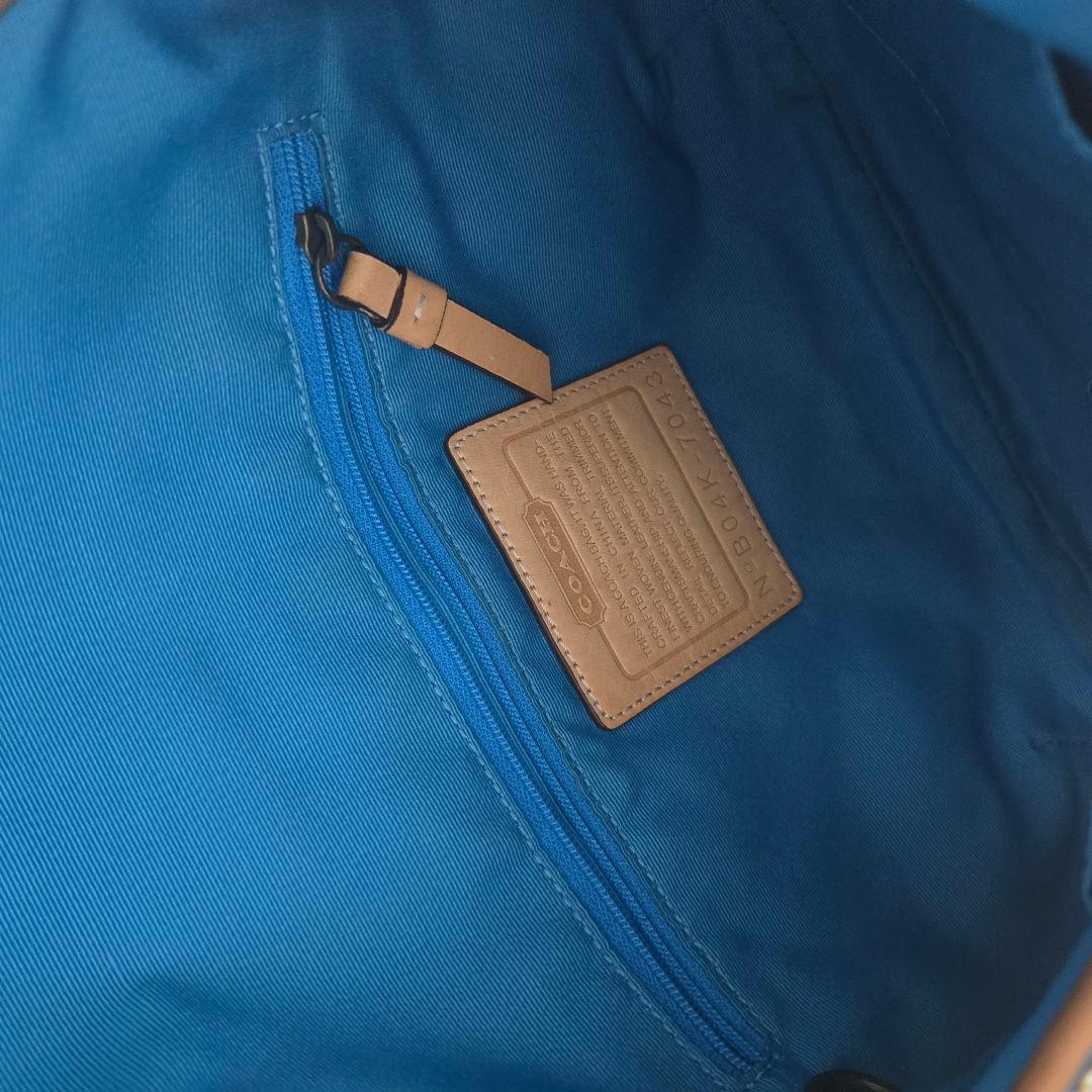 COACH デニムショルダーバッグ　コーチデニムワンショルダー　シグネチャー