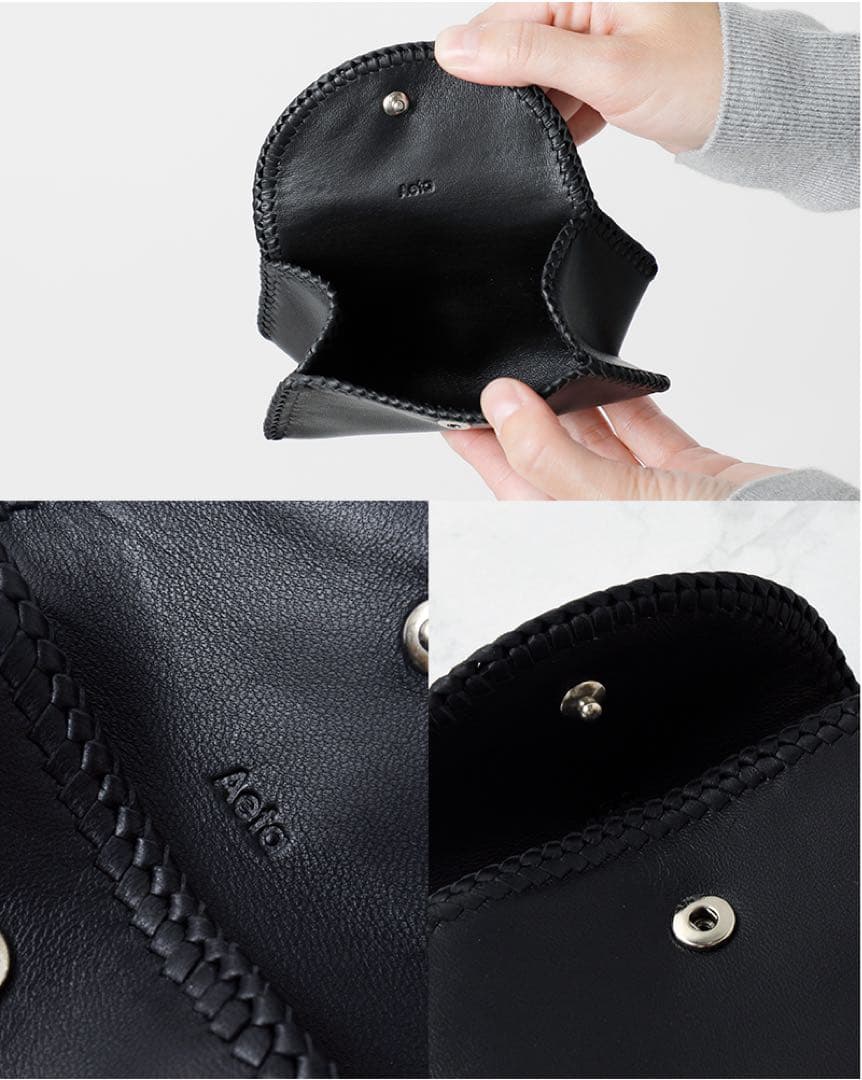 Aeta 【美品】SMALL POUCH シープレザー スモールポーチ アエタ