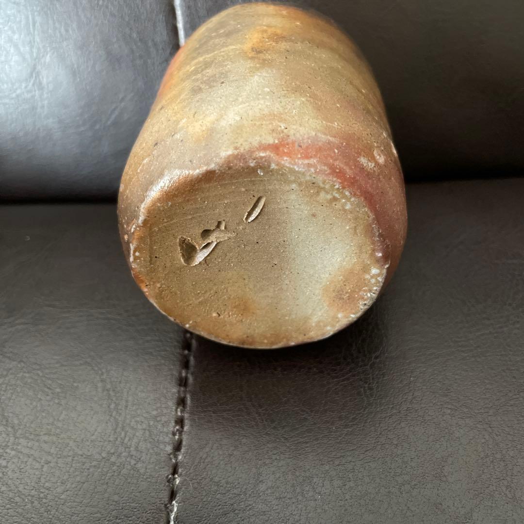 ☆茶3 美品 伊勢崎競 備前肩衝茶入 共箱 出来良